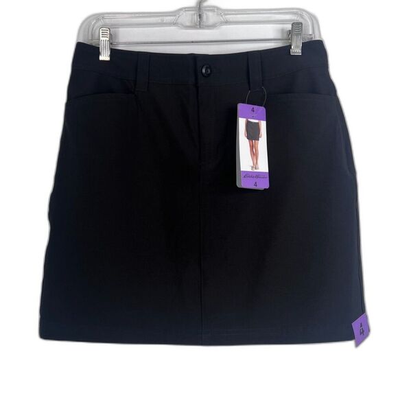 Eddie Bauer NWT Black Adventurer 2.0 Skort Gorpcore Golf Summer Size 4/Small - Picture 1 of 13